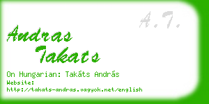 andras takats business card